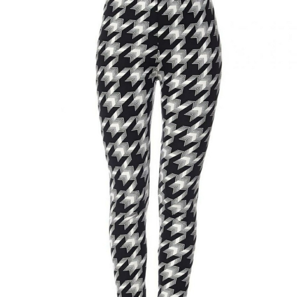 Graphic Houndstooth Leggings